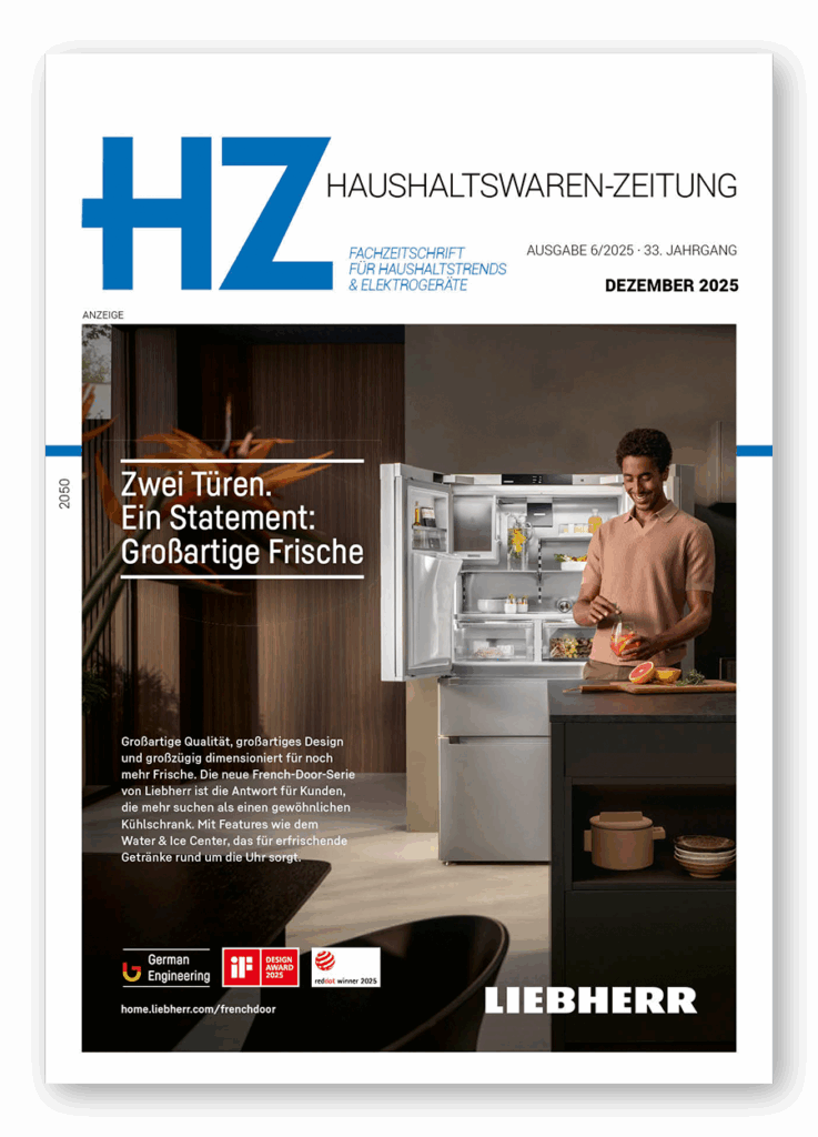 Titel der Haushaltswaren-Zeitung Ausgabe 6-2025